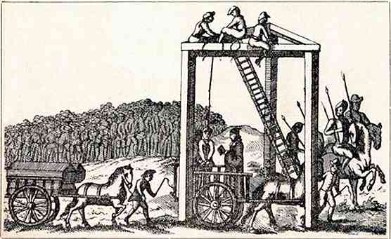 18th century gallows